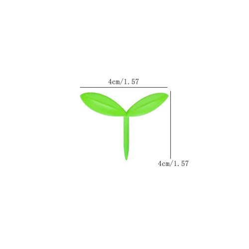 Genuine Sprout Leaf Bookmarks - Yellow Leaf Pink Green Set of 6 for Book Lovers | Creative Reading Gift