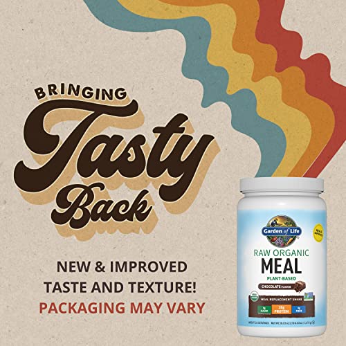 Garden of Life Vegan Raw Organic Chocolate Protein Shake, Sprouts, Greens, Probiotics, Dairy Free 28 Servings
| Garden